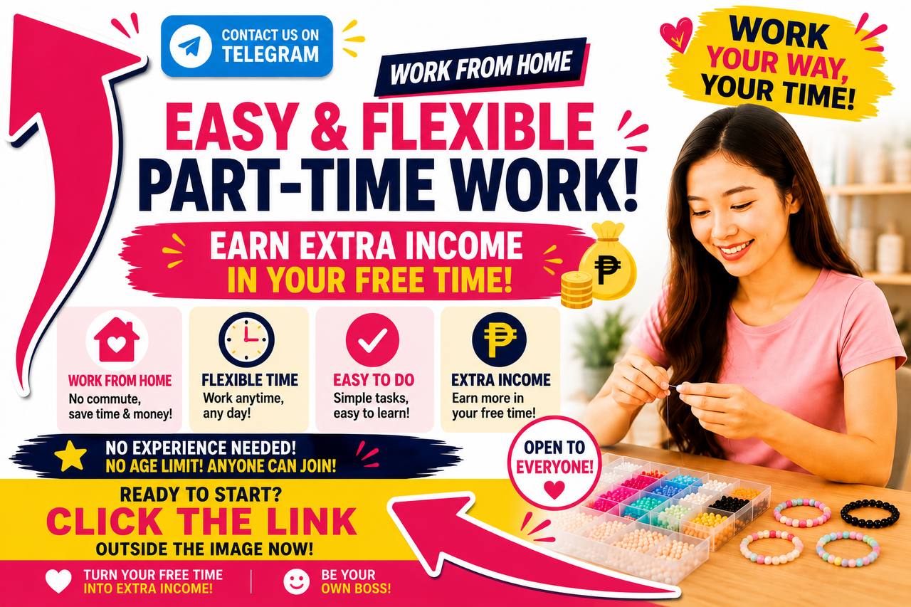 People earning from home with flexible part-time work